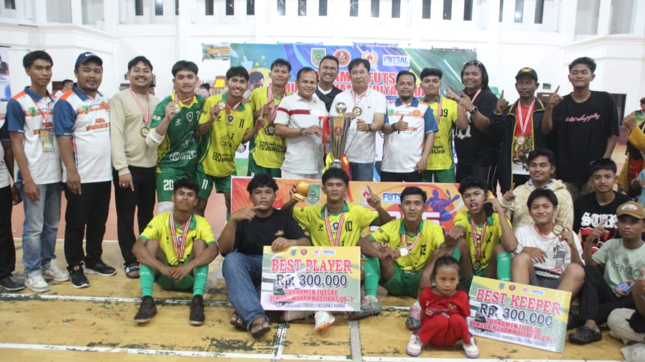 Turnamen Futsal Pemuda Muhammadiyah Cup I Sukses Digelar