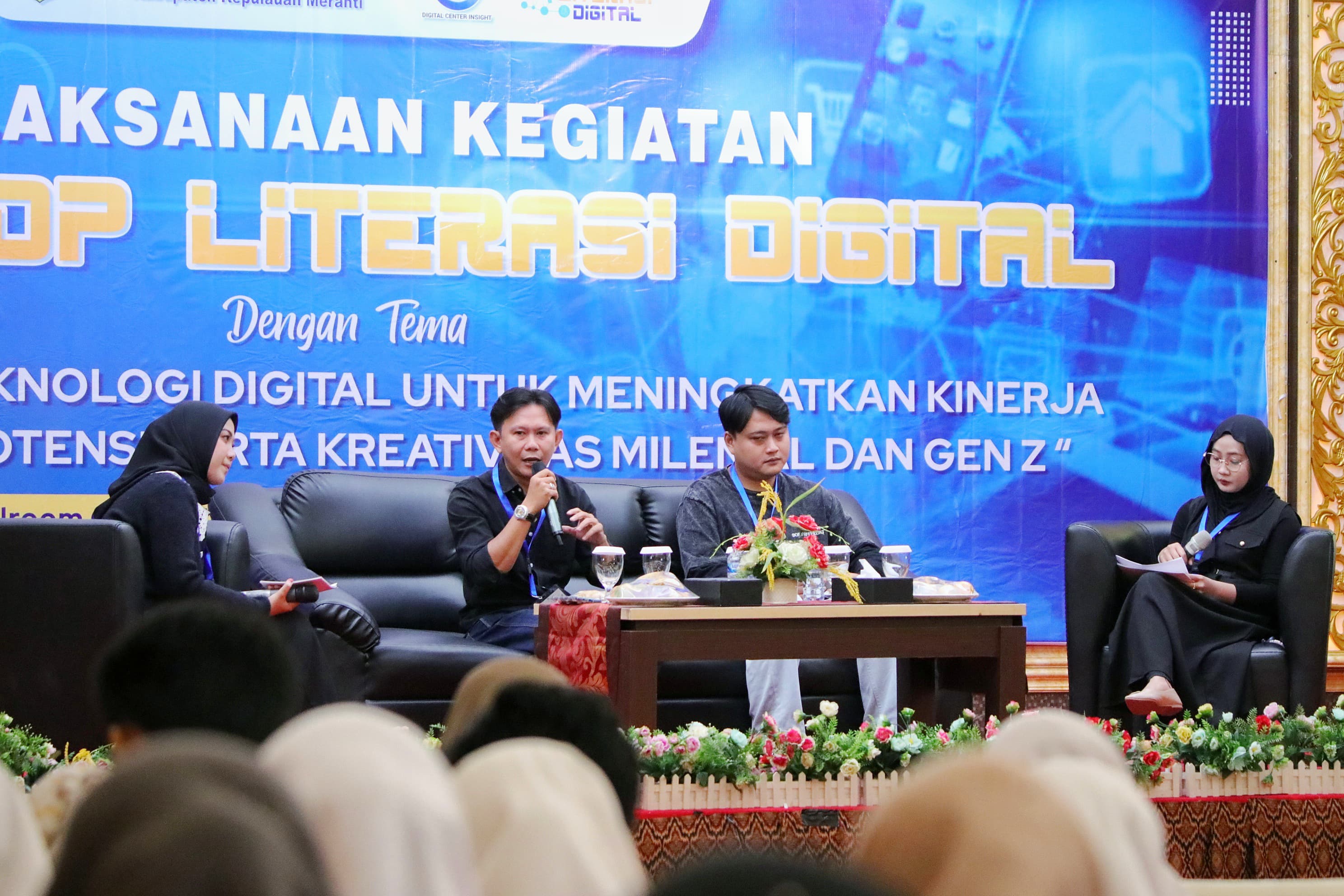 Dorong Kecakapan Teknologi Bagi Pelajar Mahasiswa, Dinas Kominfotik Meranti Taja Literasi Digital