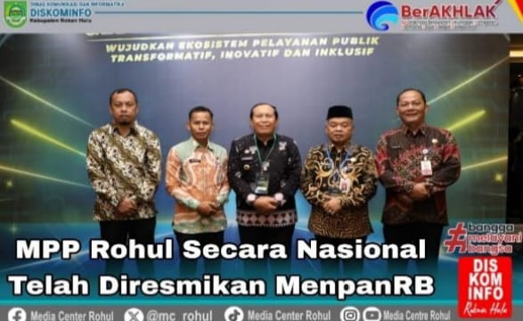 MPP Rohul  Diresmikan secara Nasional oleh Menpan RB