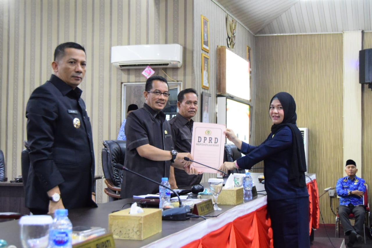 DPRD Gelar Rapat Paripurna Laporan Bapemperda dan MoU KUA - PPAS APBD 2023
