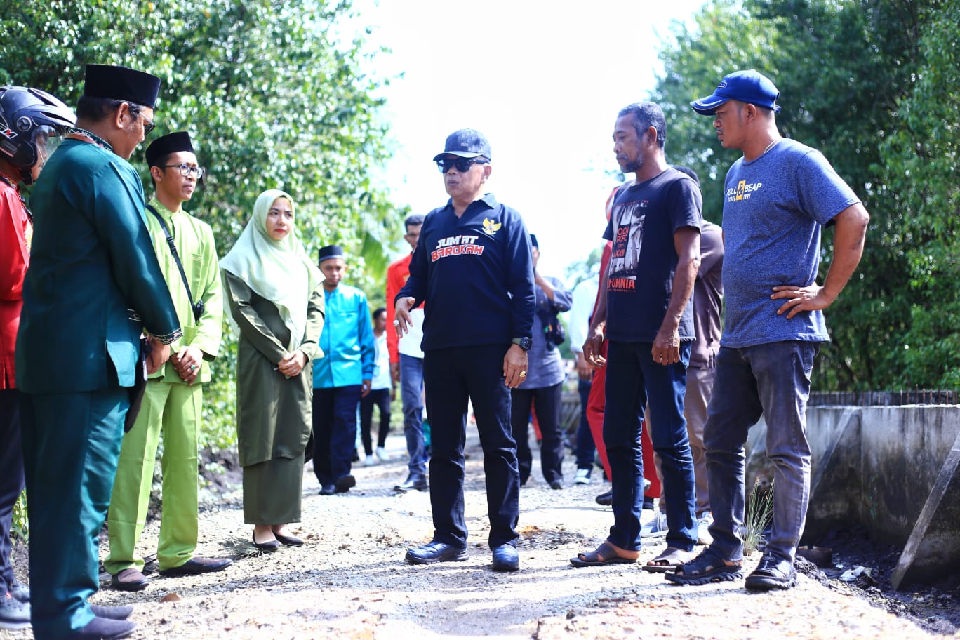 Plt. Bupati H. Asmar Tinjau Sejumlah Proyek