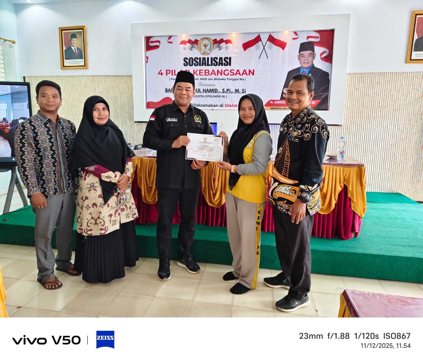 Generasi Muda Bunut Disemangati Membangun Bangsa, Sosialisasi Empat Pilar Kebangsaan