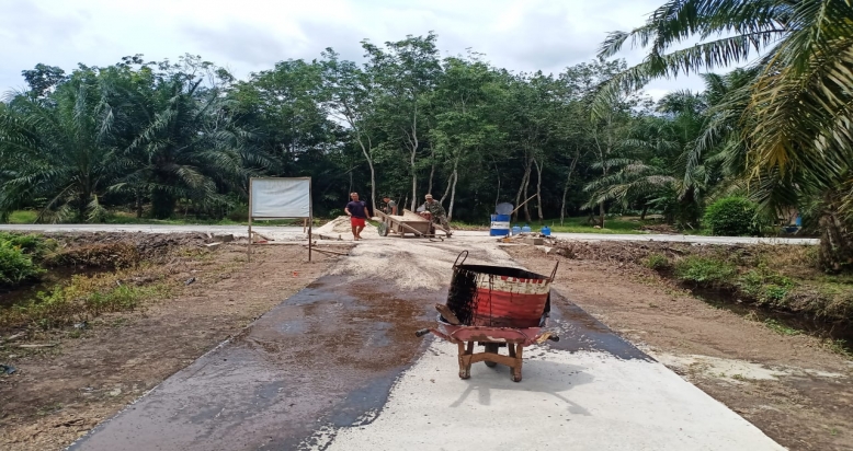 TMMD Ke108 Kodim 0303/Bengkalis Masih Berlangsung Memasuki Tahap Akhir