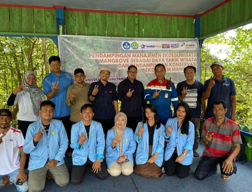 Tim PDP UNRI Magangkan Mahasiswa ke PT. Pertamina Pakning
