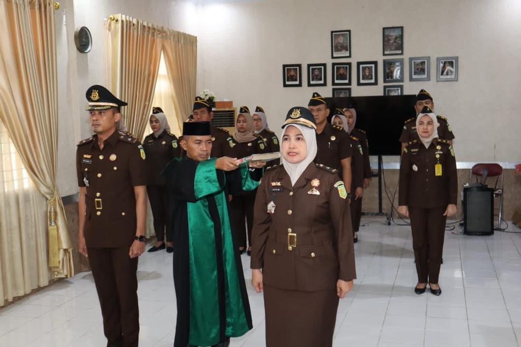 Kasi Datun Kejari Pelalawan Berganti, Marulitua J Sitanggang, SH Jadi Kasi Pidum Kejari Bengkalis