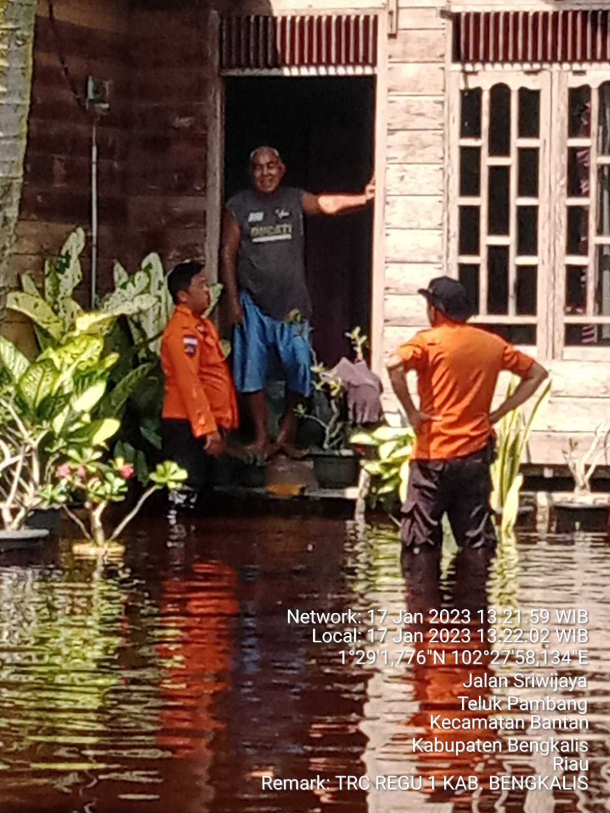 Akibat Hujan Intensitas Tinggi, 10 Rumah Warga Tergenang Air di Desa Pambang Baru Bantan