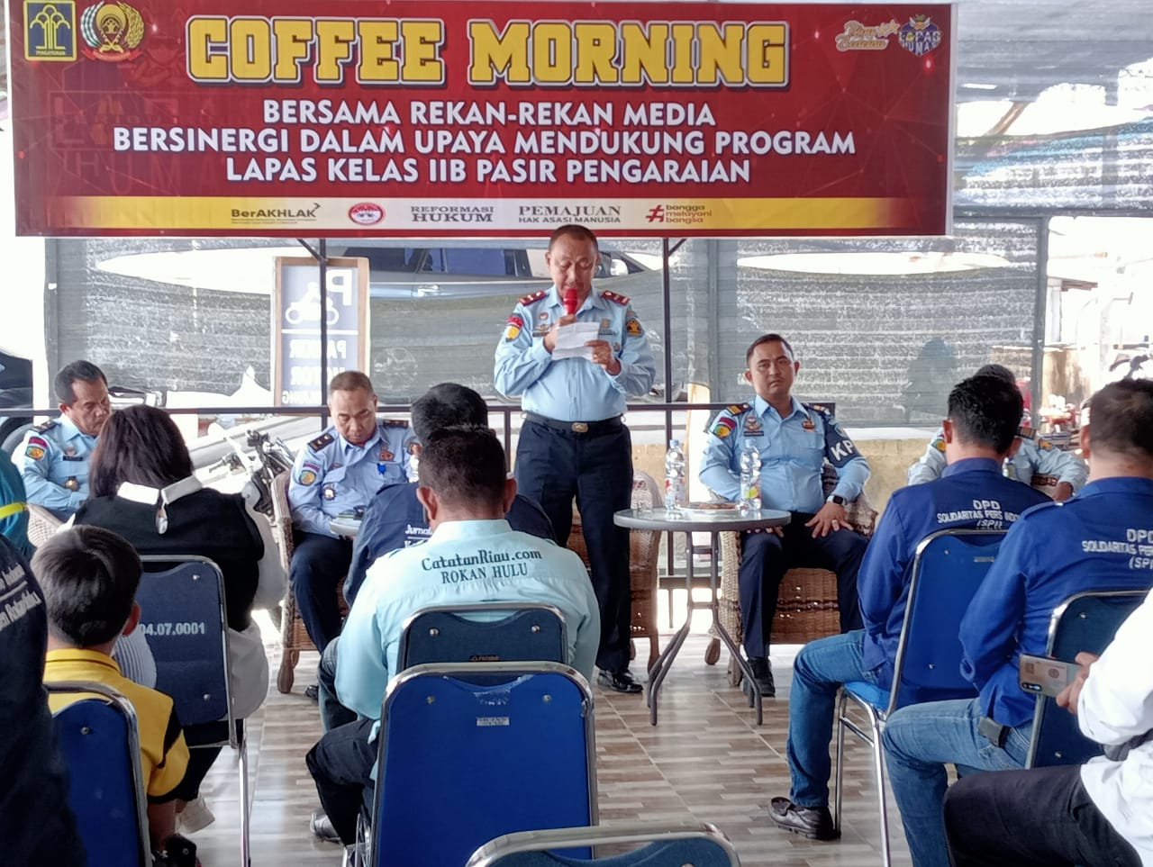 Pejabat tinggi di Kalapas kelas II B Pasir Pengaraian Diwarnai Wajah Baru