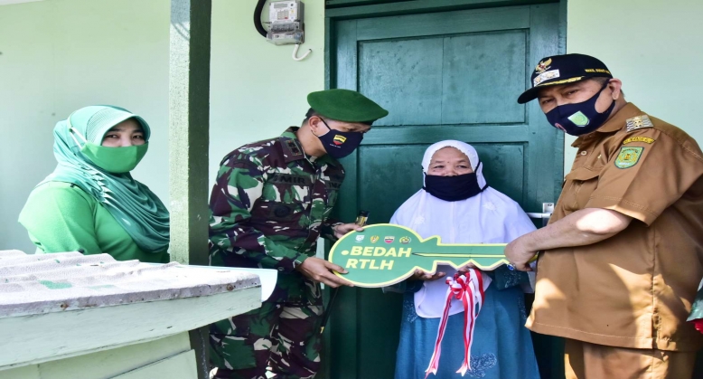 Wabup SU: Pembangunan RTLH ini Wujud Kerja Nyata TNI Kepada Masyarakat