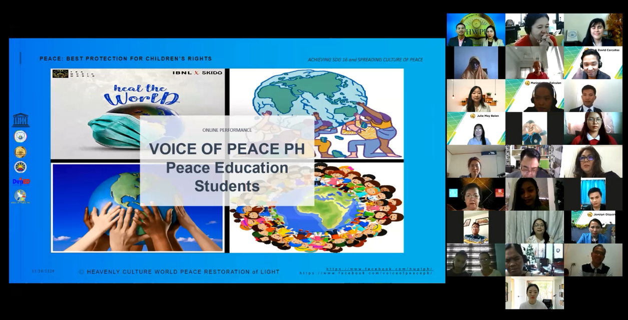 1.000 Pendidik dan Siswa Pencinta Damai Bersatu Dalam Perayaan Bulan Anak Nasional Tahun 2020 oleh HWPL