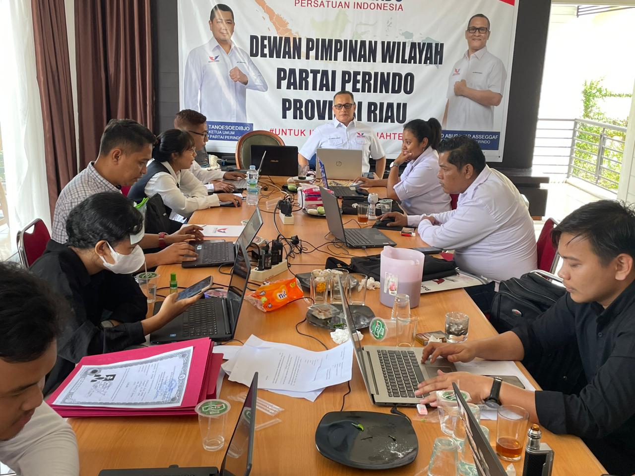 DPW Partai PERINDO Riau Konsolidasikan Petugas Silon Kabupaten/Kota Se- Riau