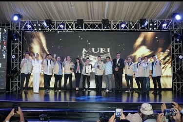 Hadir dalam Hologram Artifical Intelligence , Prabowo-Gibran Apresiasi Pemecahan Rekor MURI dan Beri Semangat Kampanye di Udara