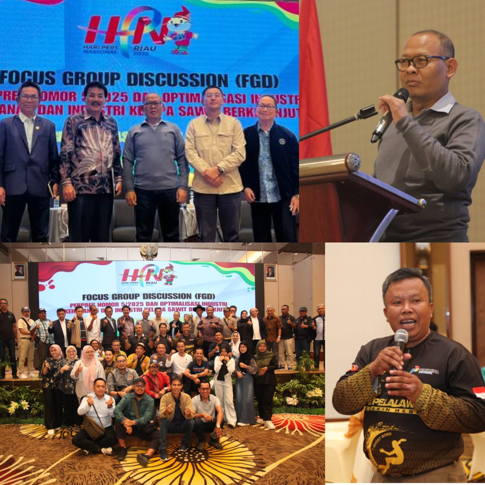 FGD HPN 2025 di Riau Bahas Perpres No 5 Tahun 2025: Optimalisasi Industri Kehutanan Serta Kelapa Sawit Berkelanjutan