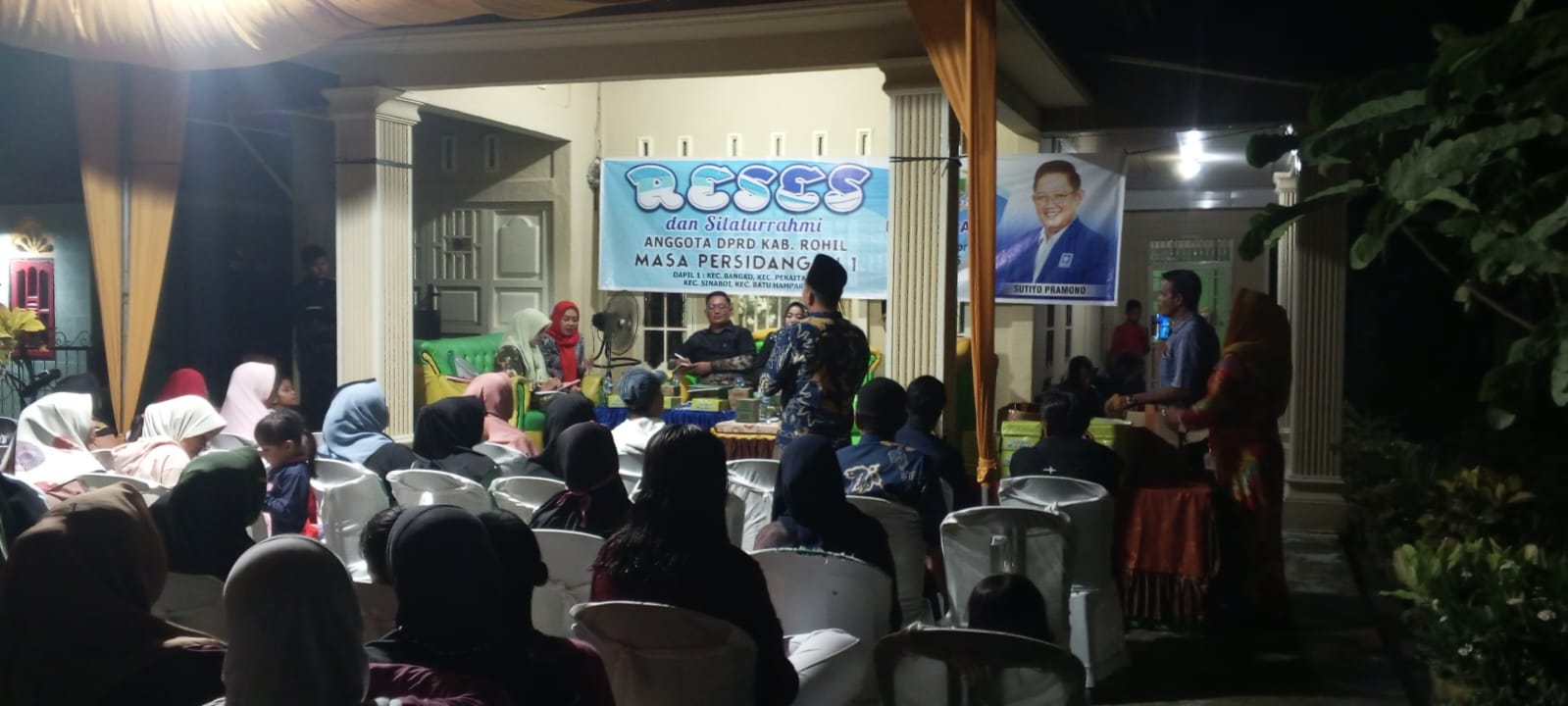 Fraksi PAN Sutiyo Pramono Banyak Terima Aspirasi dari Warga Kelurahan Bagan Hulu