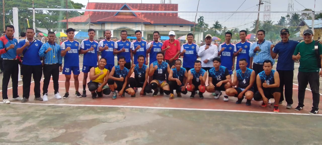 Pertandingan Volly Ball, Memeriahkan HUT RI Ke 78 Berakhir Sukses, Bhayang Kara Sandang Juara Pertama