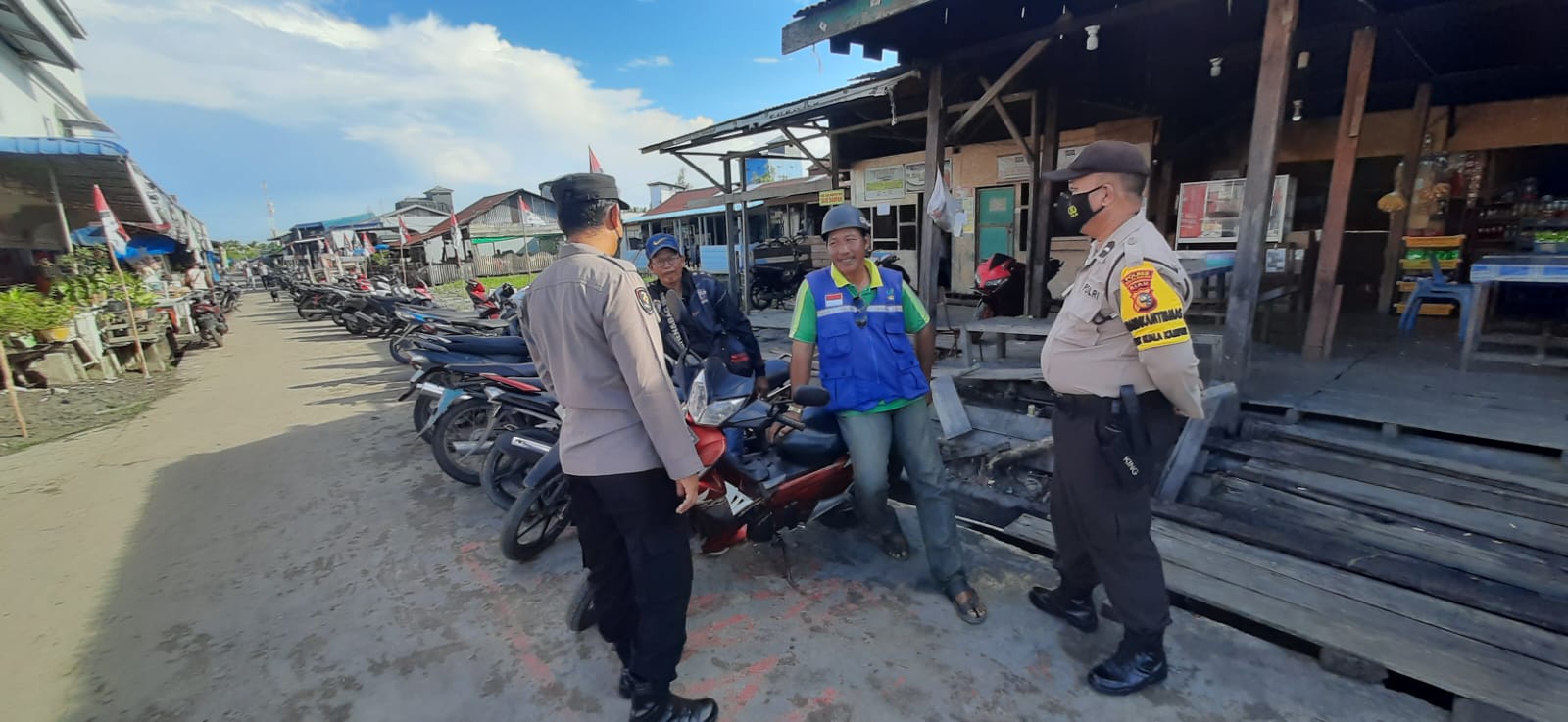 Polsek Kuala Kampar Gelar Operasi Yustisi Di Pelabuhan Teluk Dalam dan Sekitarnya