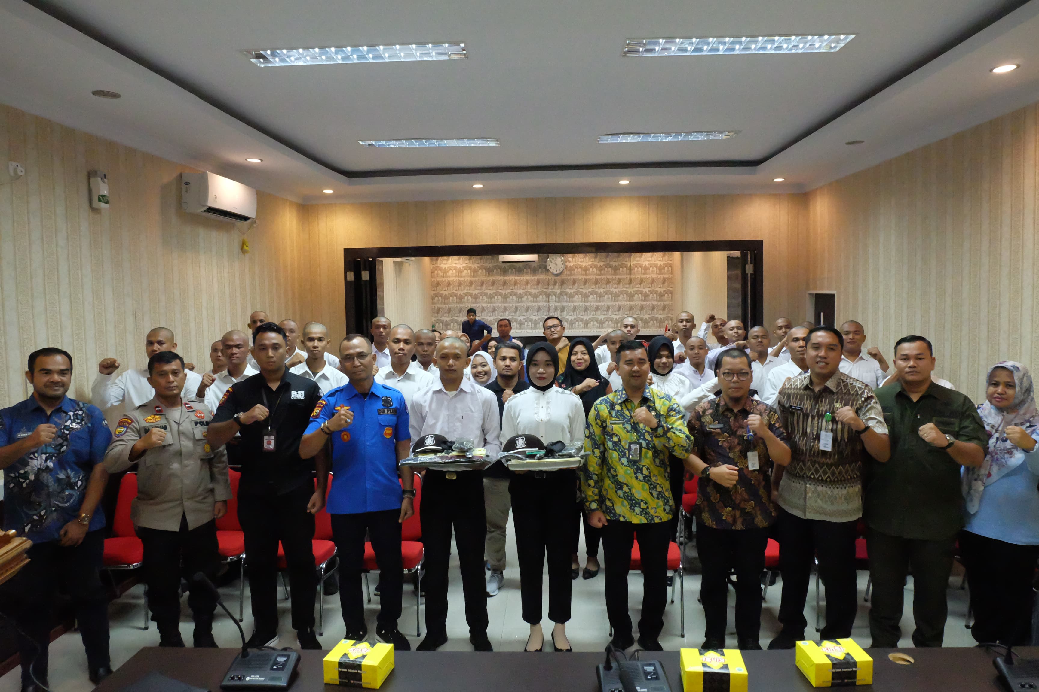 32 Putra dan Putri Terbaik Riau Ikuti Pelatihan dan Pembekalan Satpam