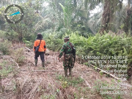  Kampung Barbari Sasaran  Patroli Karlahut  TNI Bersama MPA