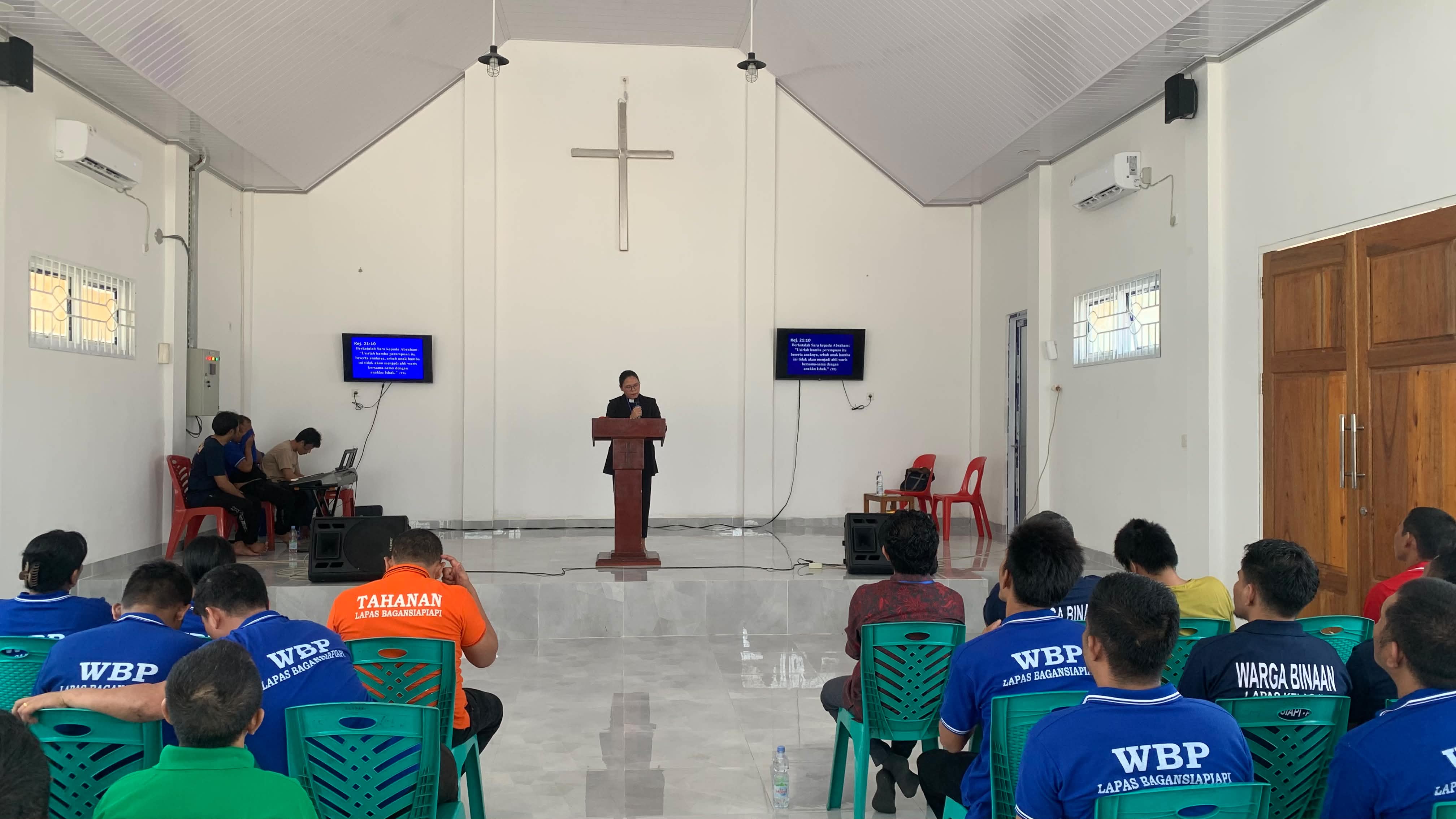 Pemenuhan Hak Spiritual, Lapas Bagansiapiapi Resmikan Gereja Oikumene Baru