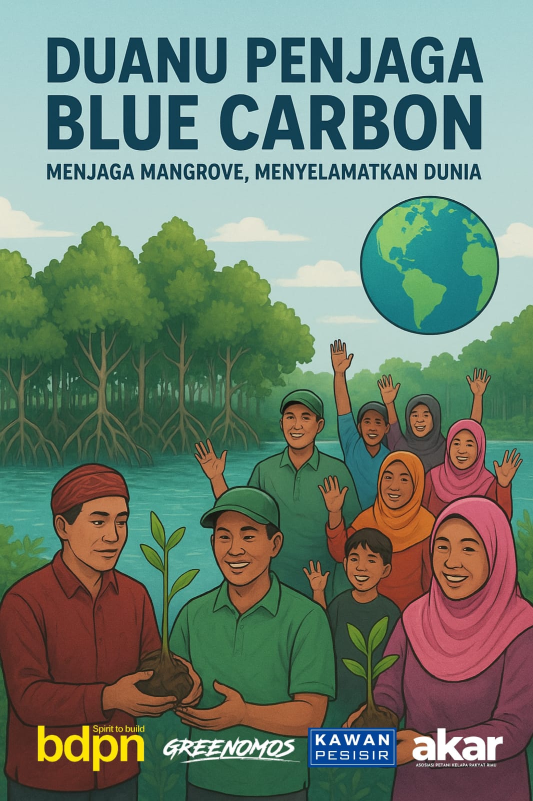 Bupati Inhil Sentil Tata Kelola Karbon Nasional, Suara Pesisir Riau Menggema ke Pusat