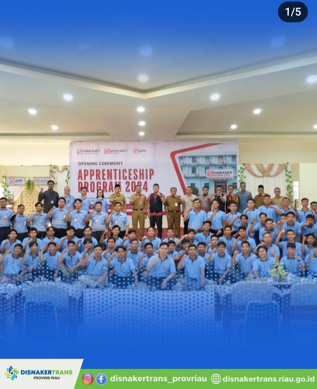 Pemprov Riau Indah Kiat Buka Apprenticeship Program (Program Magang Kerja)