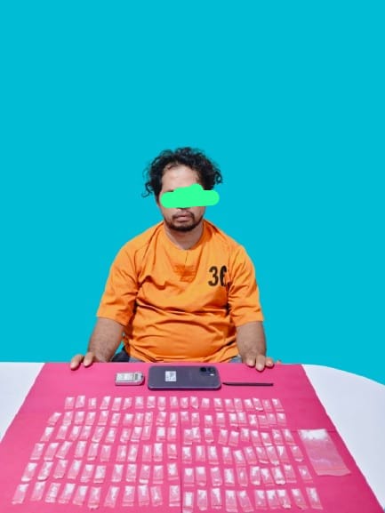 Digerebek di Pondok Sawit, 126 Paket Sabu Disita Polres Pelalawan