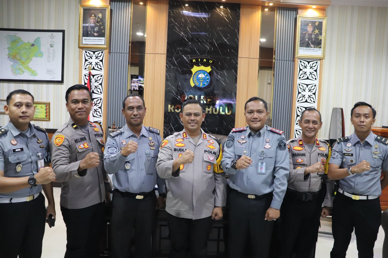 Jalin Silaturahmi, Lapas Kelas IIB Pasir Pengaraian Jaga Sinegritas Bersama Polres Rokan Hulu