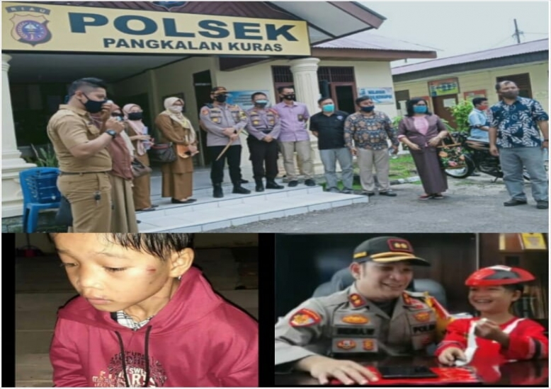 Kapolres Pelalawan AKBP Indra Wijatmiko Jadi Ayah Angkat Anak Korban KDRT