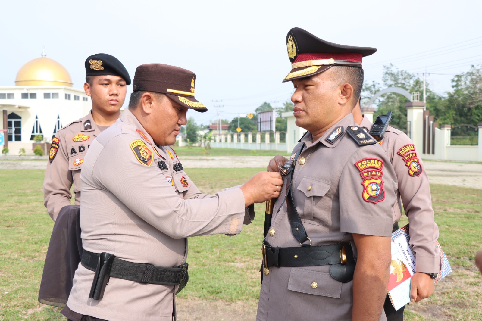Pimpin Pelantikan dan Sertijab sejumlah Pejabat, Kapolres Meranti Ajak Tingkatkan Kinerja