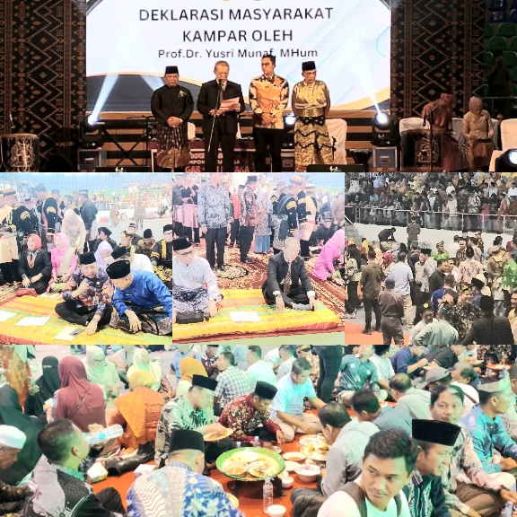 Ribuan Masyarakat Kampar Padati GOR Gelanggang Remaja Pekanbaru