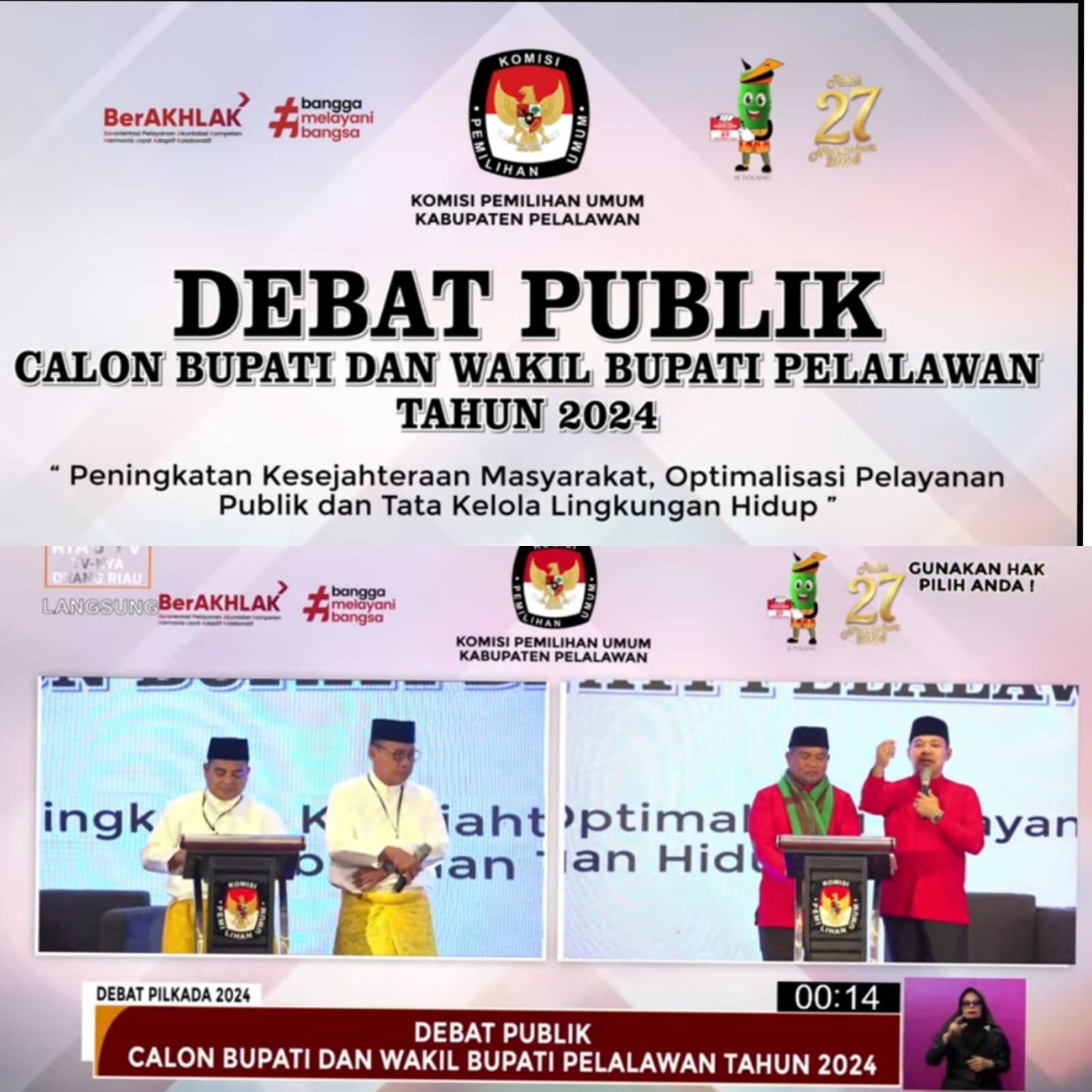 Debat Publik Calon Bupati Pelalawan 2024: Dinamika dan Strategi untuk Kesejahteraan Masyarakat