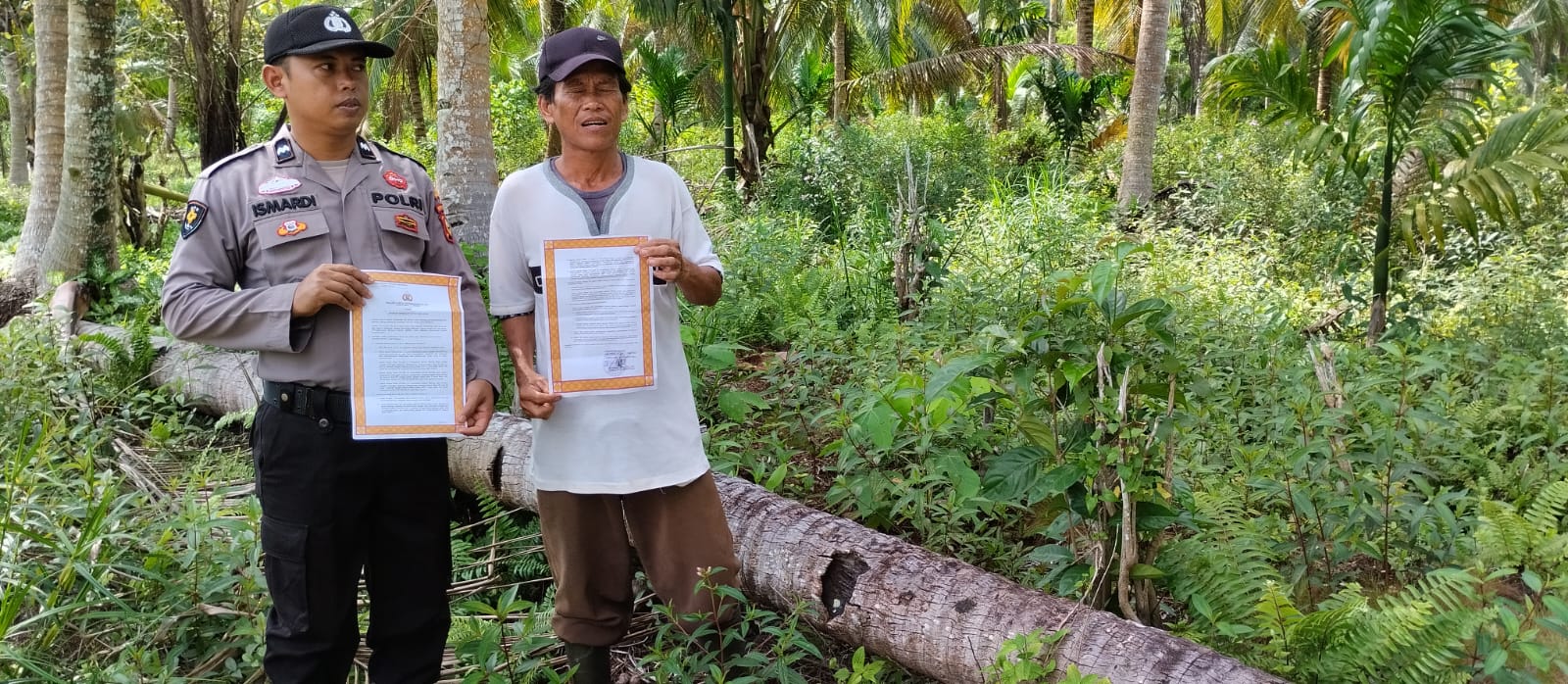 Cegah Karhutla, Polsek Kuala Kampar Berpatroli & Sosialisasi Larangan Membakar