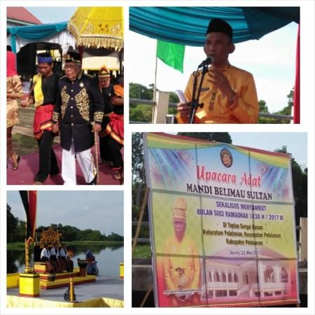 Adat Awal Sambut Bulan Ramadhan, Tradisi Balimau Sultan Pelalawan