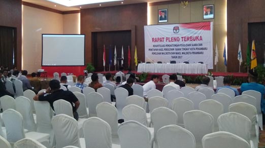 Raih 33,17 Persen, KPU Tetapkan Firdaus-Ayat Pemenang Pilwako Pekanbaru