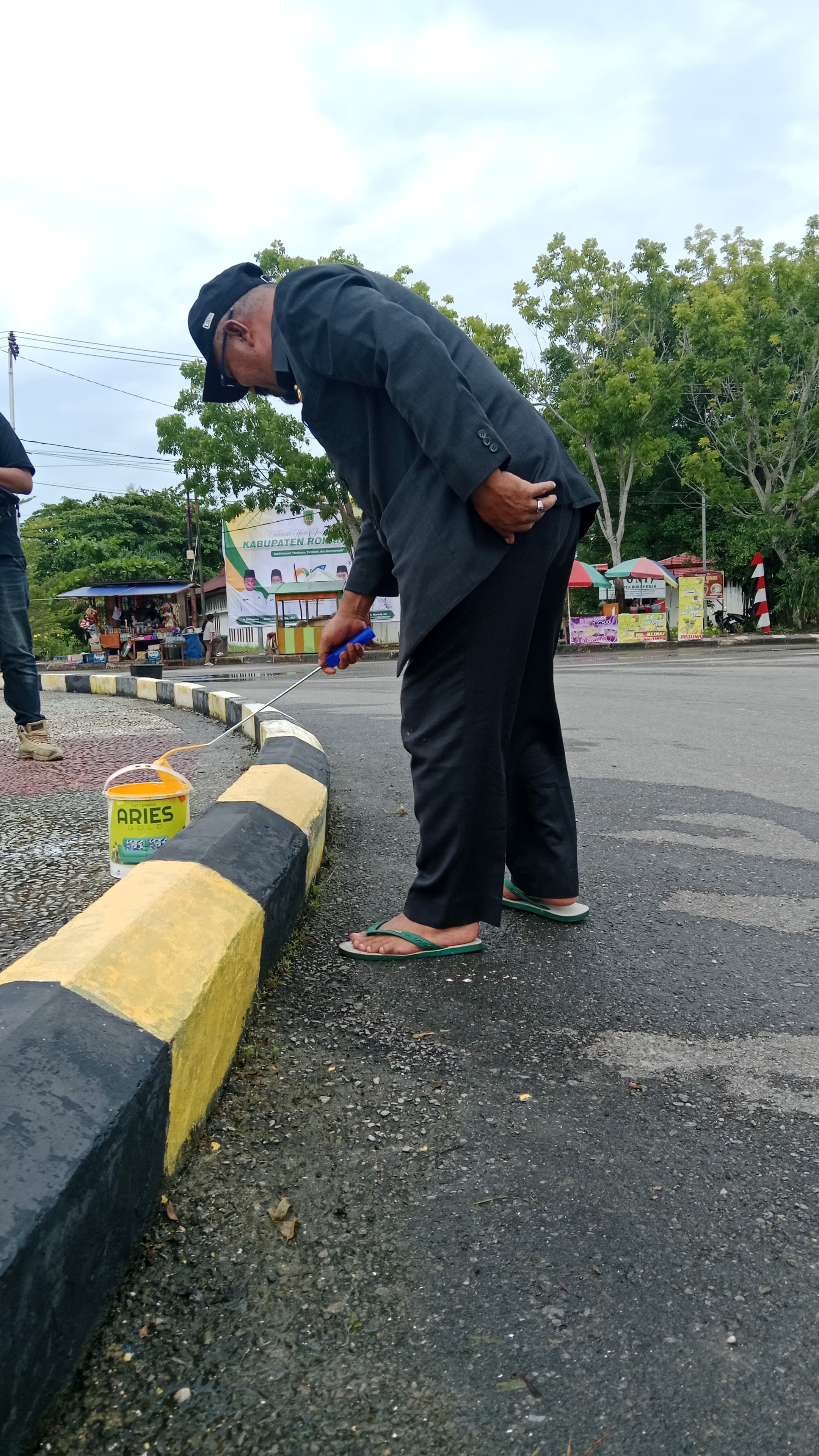 Sambut HUT ke-26, Dinas PUTR Rohil Percantik 13 Jembatan dan Box Culvert di Kecamatan Bangko