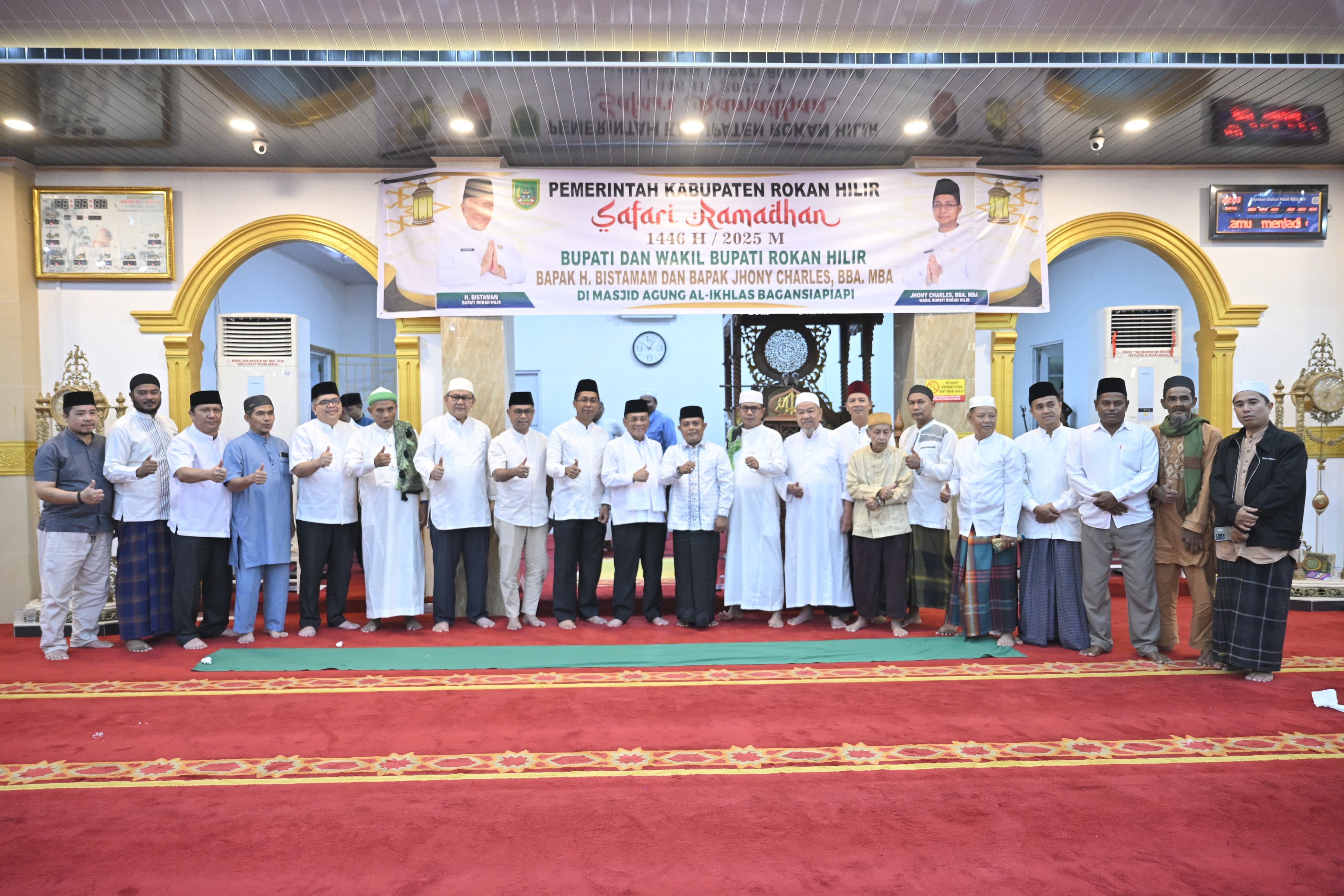 Safari Ramadhan Bupati dan Wabup Rohil Dimulai Pekan Kedua Ramadhan