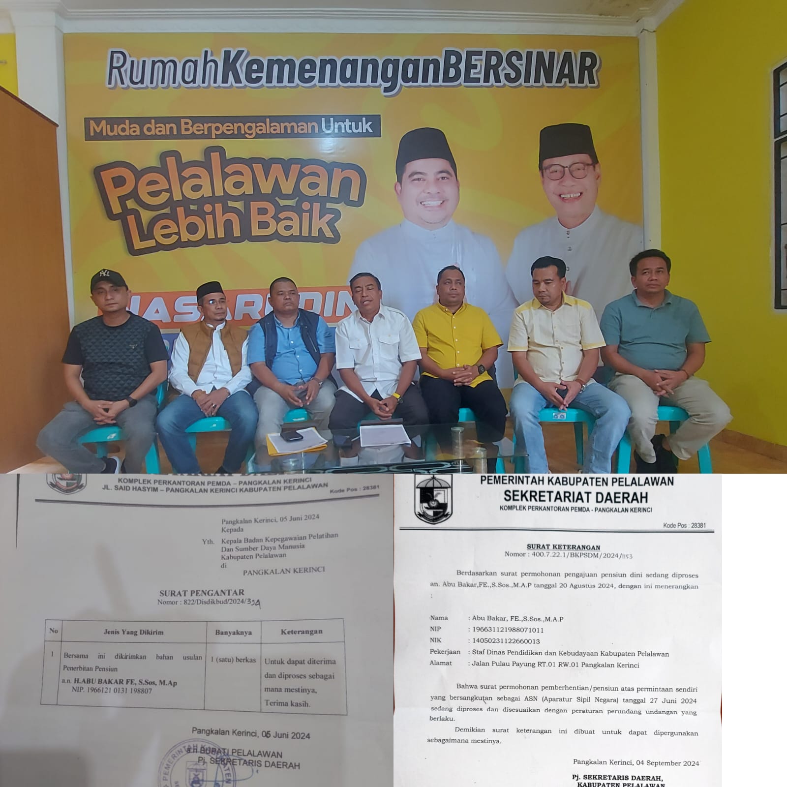 KPM Klarifikasi Polemik Pensiun Dini H Abu Bakar : Surat Keterangan Terbaru Tuntas, Persaingan Pilkada Tetap Kondusif