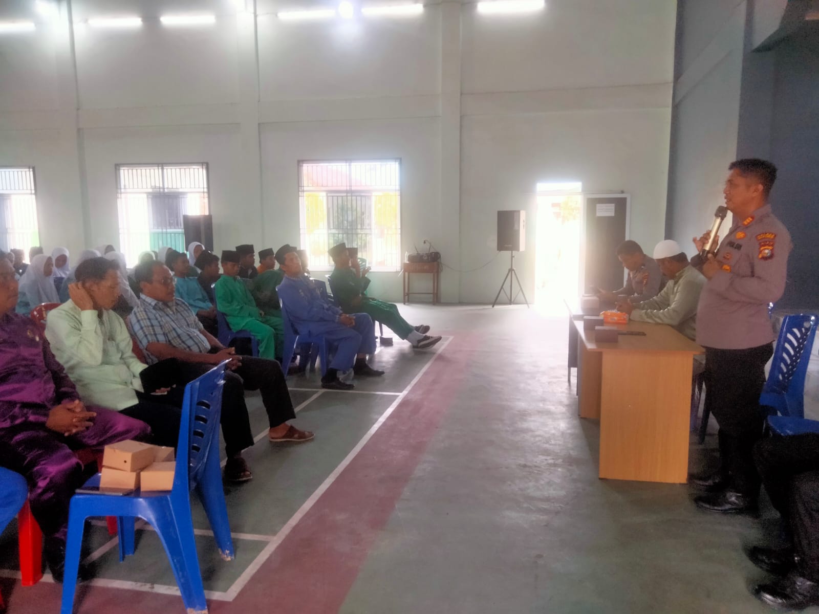 Jelang Pilkada 2024, Sat Binmas Polres Pelalawan Gelar Silaturahmi Kamtibmas Di Desa Harapan Jaya