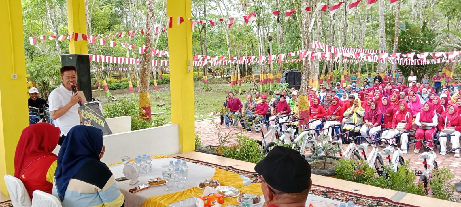 Bupati Rohil Buka Berbagai Perlombaan Ditaman Hutan Kota