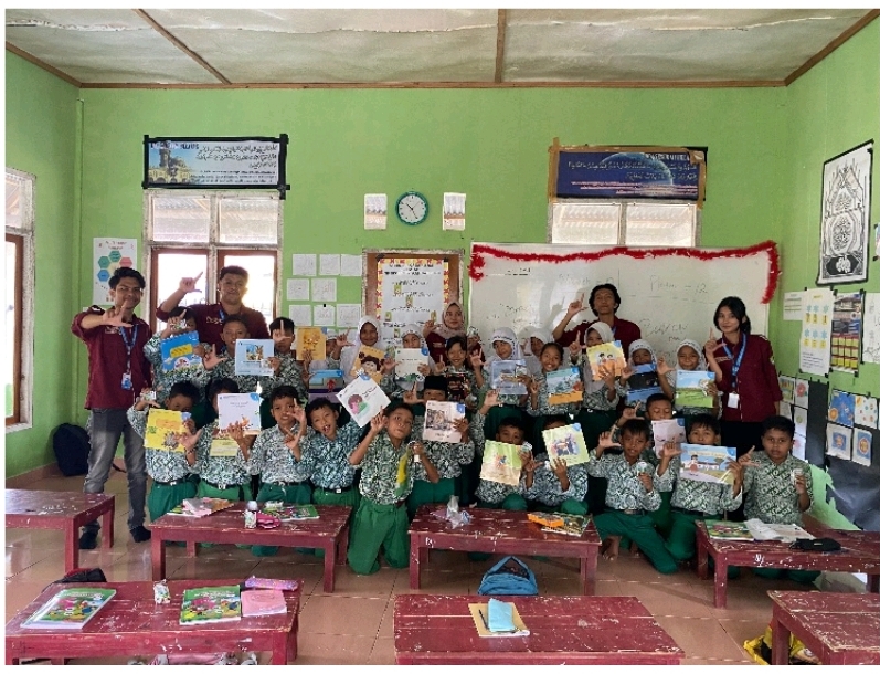 Mahasiswa KKN UNRI Tingkatkan Literasi di Desa Pasir Utama Melalui Serangkaian Kegiatan Edukatif
