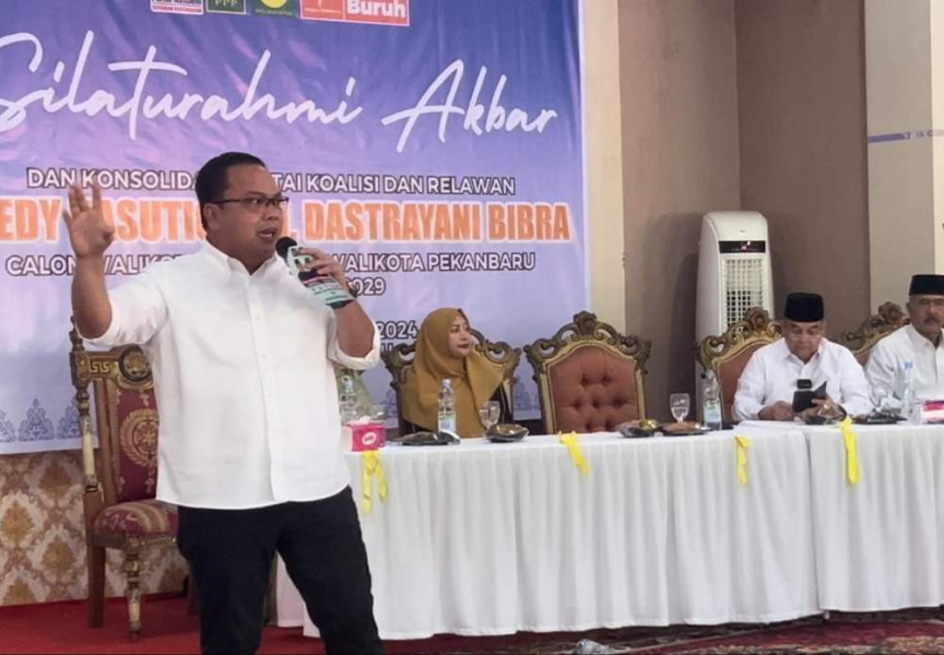 Abu Bakar Sidik Beri Pandangan Tidak Ada Alasan Tidak Mendukung  Edy Natar Nasution - Destrayani Bibra