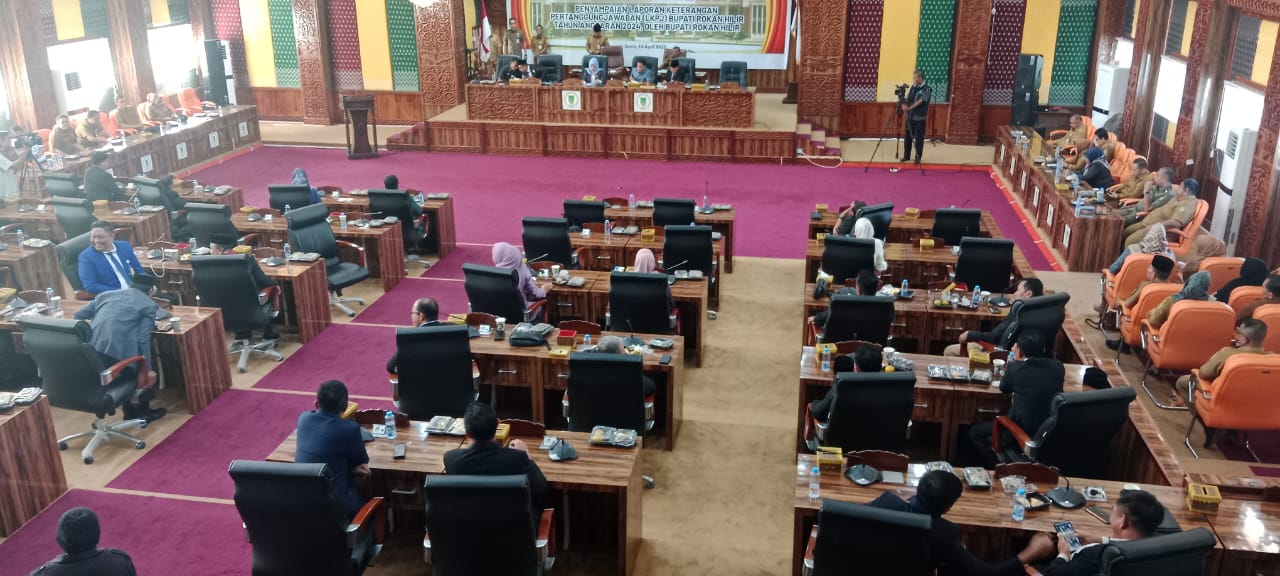 Rapat Paripurna DPRD Rokan Hilir: Evaluasi Kinerja Pemerintah Tahun 2024