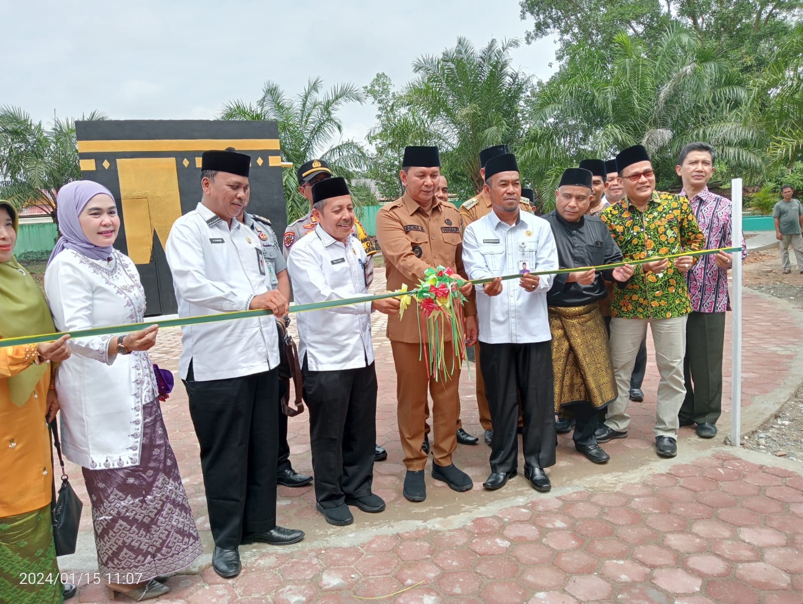 Wabup Rohul Tinjau Lokasi Pembangunan Sa’i di Lokasi Kantor Kemenag