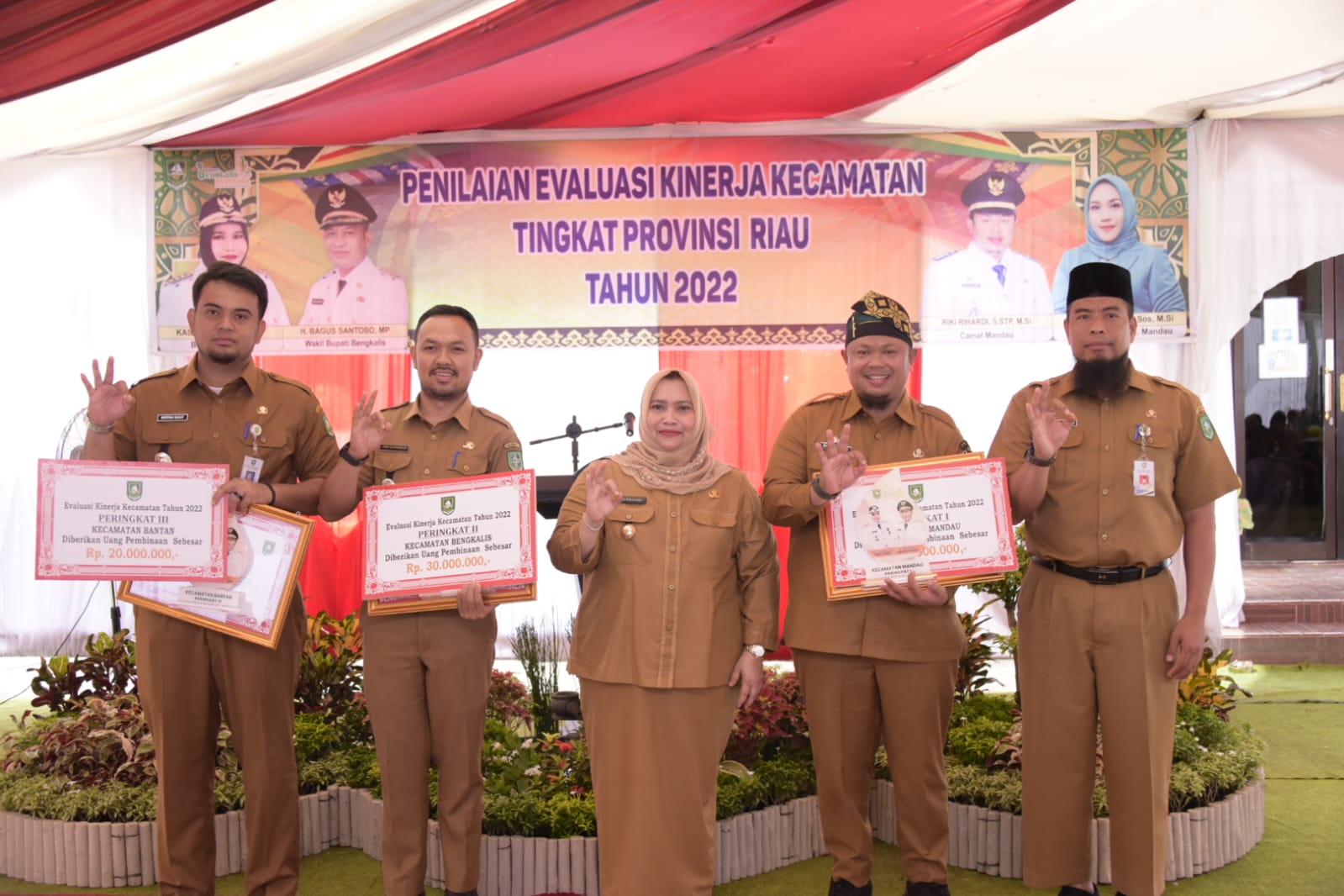 Kecamatan Mandau Wakili Kabupaten Bengkalis Pada Penilaian EKK tingkat Provinsi tahun 2022