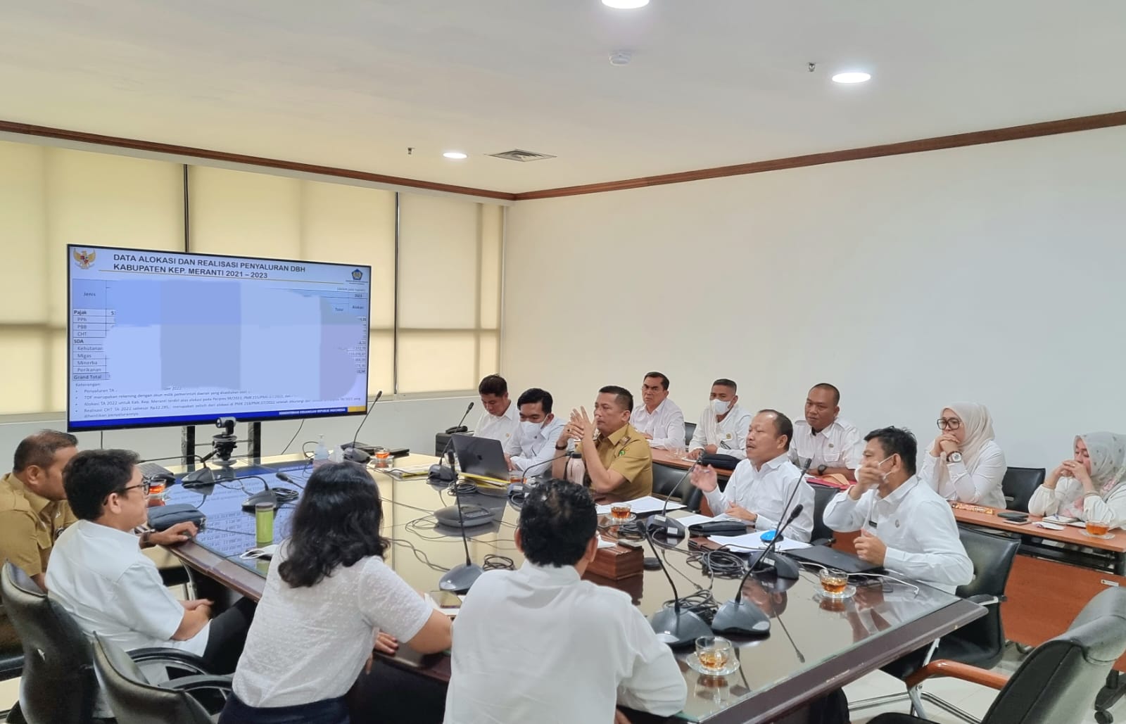 Minta Kejelasan Perhitungan DBH, Bupati Meranti Kembali Audiensi Bersama Kemenkeu