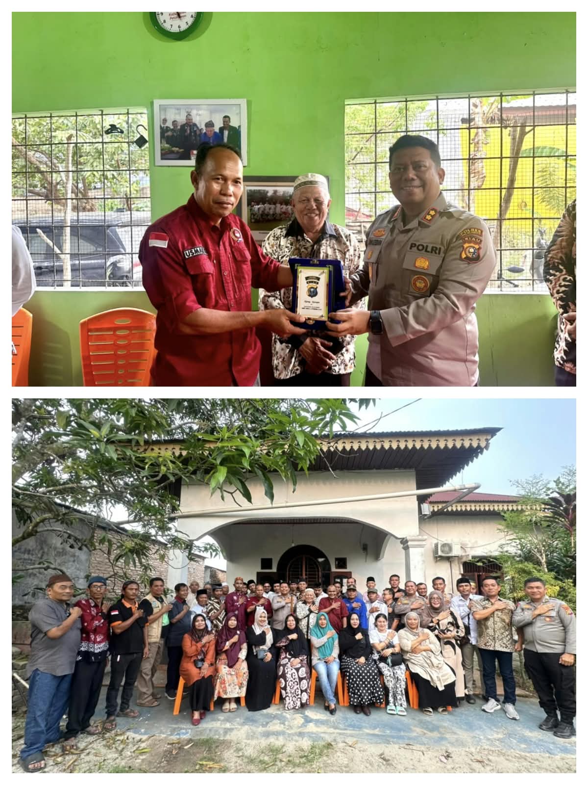 Penuh Haru dan Kekeluargaan, Kapolres John Louis Letedara Pamit kepada Forum Pembauran Kebangsaan Pelalawan