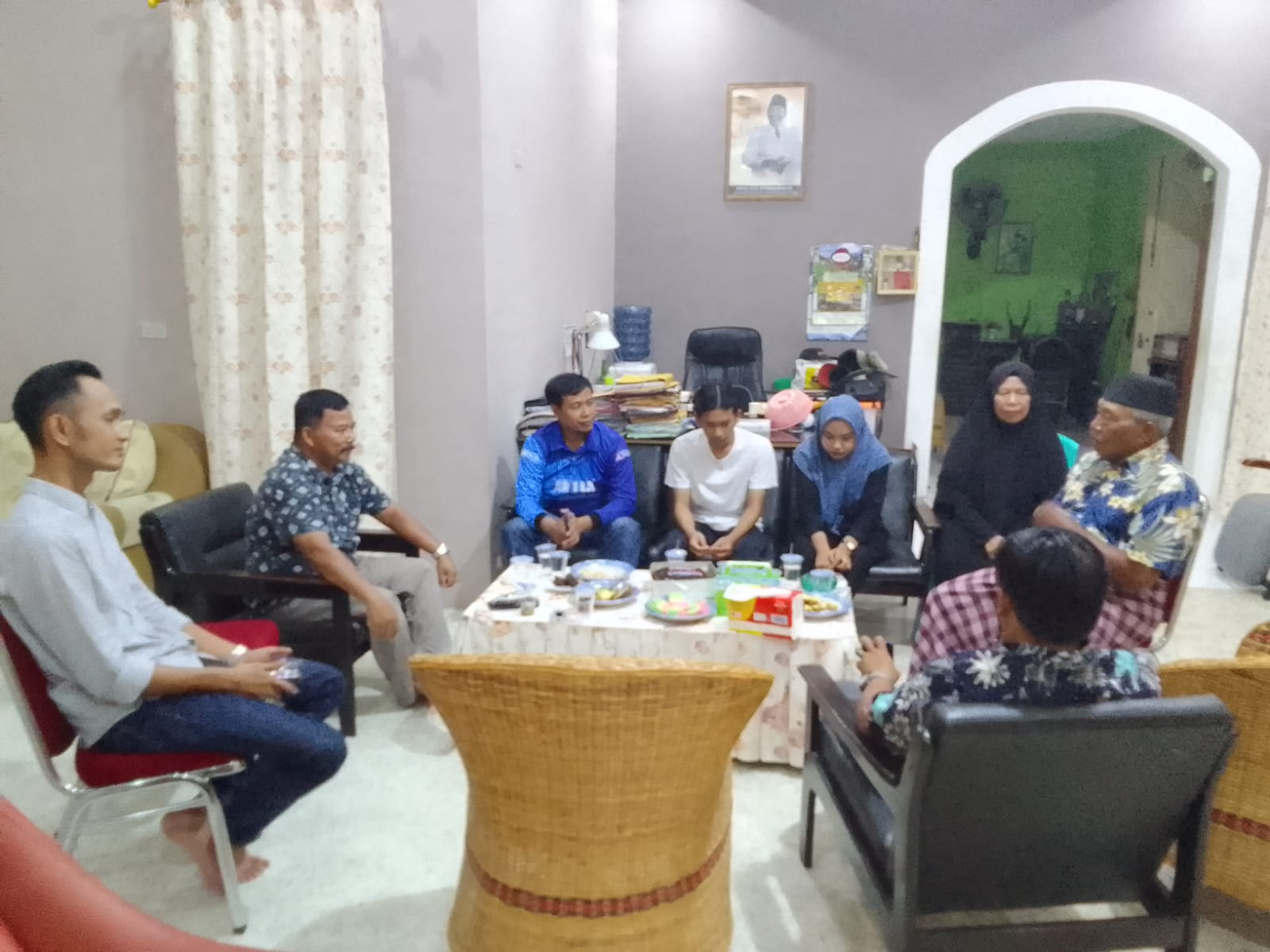 DPC Demokrat Inhu Sambangi & Doakan  Sehat Selalu