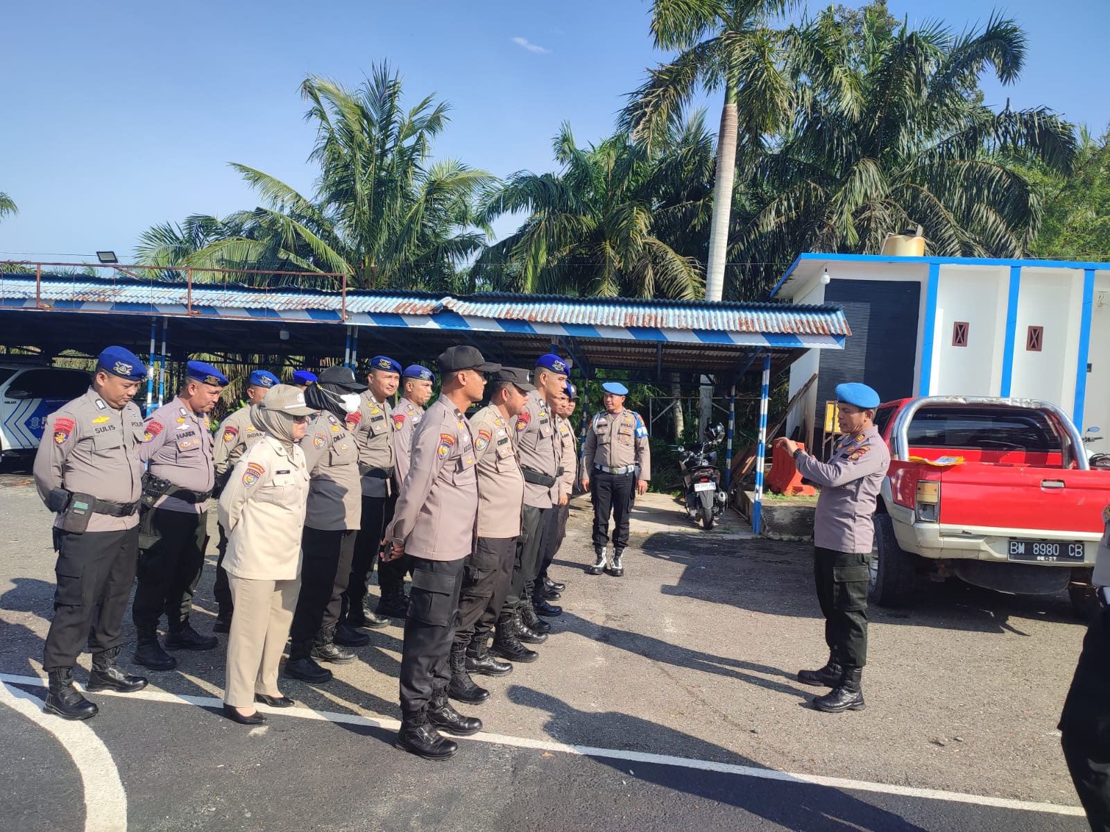 Tegas dan Berani!  Propam Polres Pelalawan Cegah Judi Online dan Narkoba di Kalangan Personil