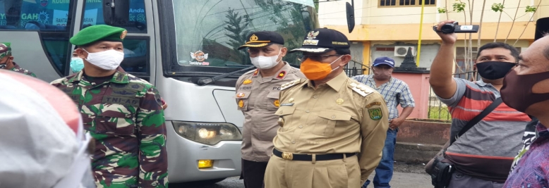 Bupati Inhil Resmikan Tim Terpadu Penegakan Disiplin Masyarakat Produktif Aman Covid-19