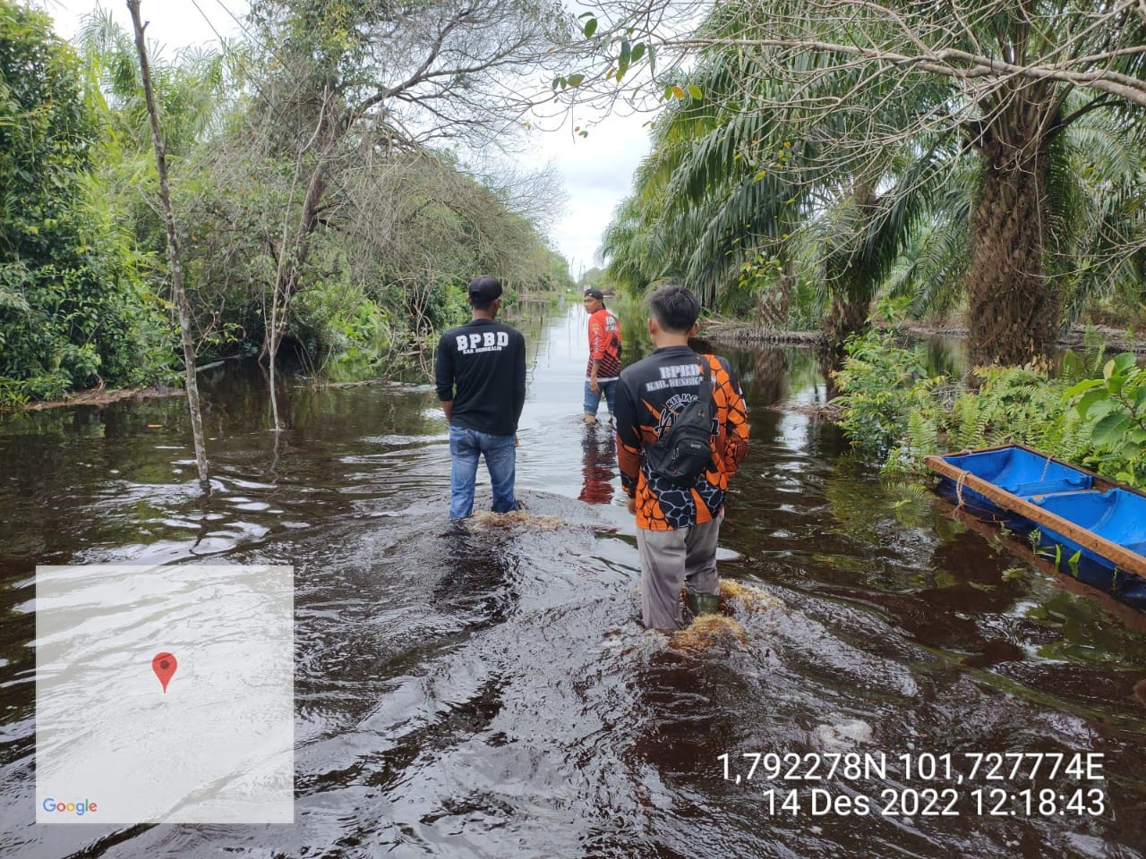 Akibat Hujan Sepanjang Malam 8 Rumah di Desa Sri Tanjung Rupat Terendam Banjir