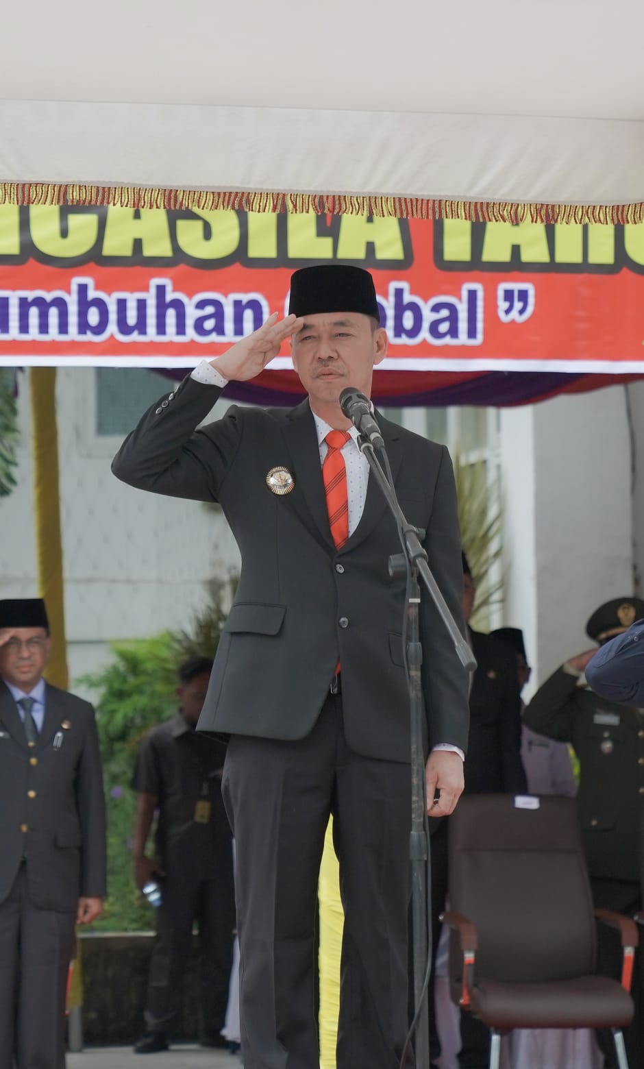 Jadi Irup Upacara Peringatan Hari lahir Pancasila, Bupati Rohil Sampaikan Amanat Presiden RI